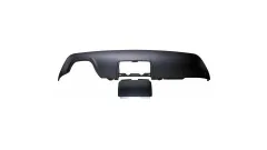 Tylny dyfuzor Matt Black wersja z hakiem holowniczym BMW 5 E60 E61 2003-2010 największy sklep tuningowy w Polsce!