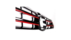 Grill sportowy Red Strip  VW TRANSPORTER MULTIVAN T5 2009-2015