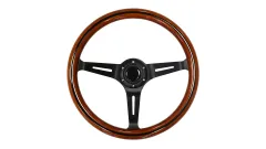 Kierownica sportowa 380mm Wood Style (drewno) największy sklep tuningowy w Polsce!