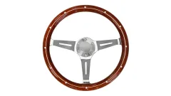 Kierownica sportowa 380mm Wood Style (drewno) największy sklep tuningowy w Polsce!