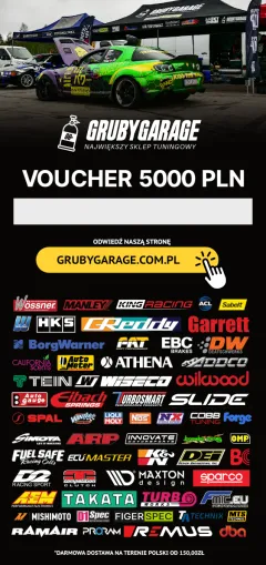 Voucher Bon Prezentowy 5000 PLN największy sklep tuningowy w Polsce!