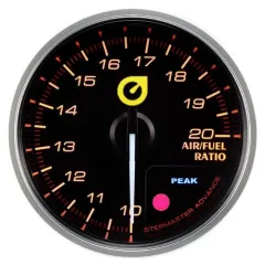 Wskaźnik New Auto Gauge AFR 60mm bursztynowy największy sklep tuningowy w Polsce!
