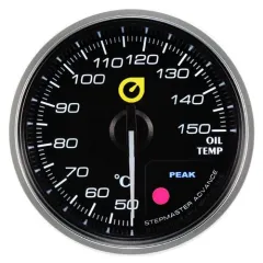 Wskaźnik New Auto Gauge temperatura oleju 60mm bursztynowy największy sklep tuningowy w Polsce!