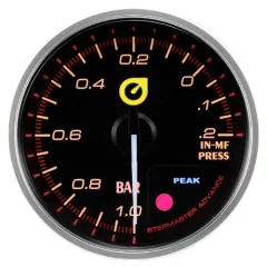 Wskaźnik New Auto Gauge 60mm Vacuum Podciśnienie bursztynowy największy sklep tuningowy w Polsce!