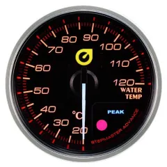 Wskaźnik New Auto Gauge temperatura wody 52mm bursztynowy największy sklep tuningowy w Polsce!