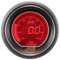 Wskaźnik New Auto Gauge Ciśnienie Doładowania EVO BOOST największy sklep tuningowy w Polsce!