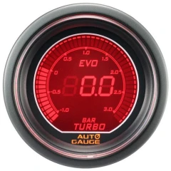 Wskaźnik New Auto Gauge Ciśnienie Doładowania EVO BOOST