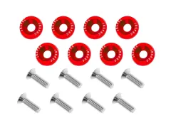 Ozdobne śrubki i podkładki JRspec Fender Washer czerwone największy sklep tuningowy w Polsce!