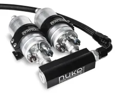 Listwa paliwowa Nuke Performance Fuel Log Collector for 2x Bosch 044 Fuelpumps największy sklep tuningowy w Polsce!