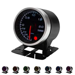 Zegar FigerSPEC 52mm Wskaźnik Doładowania Turbo 2 Bar - 10 kolorów - PEAK największy sklep tuningowy w Polsce!