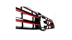 Grill sportowy Red Strip VW TRANSPORTER MULTIVAN T5 2009-2015 największy sklep tuningowy w Polsce!
