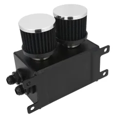 Profesjonalny Oil Catch Tank 2L PRO (2 filtry) AN10 FigerSPEC największy sklep tuningowy w Polsce!