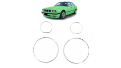 Dekory deski rozdzielczej Chrome BMW 5 E34 1989-1995 największy sklep tuningowy w Polsce!