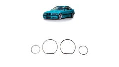 Dekory deski rozdzielczej Chrome BMW 3 E36 Compact 1990-1999