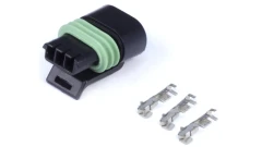 Wtyk i piny - Złącze cewki płaskie Delphi 3 Pin Single Row
