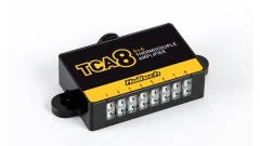 TCA-8 (4+4) wzmacniacz termopary ośmiokanałowy skonfigurowany jako TCA-4A i TCA-4B.