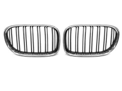 Grill Atrapa CHROME Czarny DOUBLE BAR BMW F01 09-15 największy sklep tuningowy w Polsce!