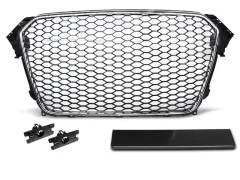 Grill Atrapa SPORT CHROME Czarny AUDI A4 (B8) 11.11-15 największy sklep tuningowy w Polsce!