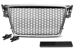 Grill Atrapa SPORT SILVER AUDI A4 B8 08-11 największy sklep tuningowy w Polsce!