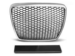 Grill Atrapa SPORT SILVER AUDI A6 C6 09-11