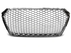 Grill Atrapa SPORT Matowy GRAY SILVER AUDI A4 B9 15-19