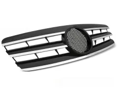Grill Atrapa SPORT Czarny CHROME MERCEDES W203 00-07 największy sklep tuningowy w Polsce!