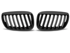 Grill Atrapa Czarny Matowy BMW X5 E53 04-06