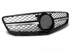 Grill Atrapa SPORT Czarny połysk CHROME MERCEDES W204 07-14 największy sklep tuningowy w Polsce!