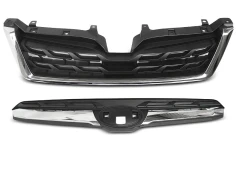 Grill Atrapa SUBARU FORESTER IV 13-18 CHROME Czarny LCI STYLE