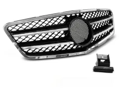 Grill Atrapa SPORT Czarny CHROME MERCEDES W212 09-13 największy sklep tuningowy w Polsce!