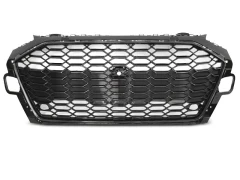 Grill Atrapa SPORT Czarny połysk (czujniki) fit AUDI A4 B9 20-