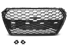 Grill Atrapa SPORT Czarny połysk (czujniki) AUDI A4 B9 15-19