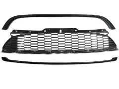 Grill Atrapa MINI COOPER 10-14 R56/57/55 JCW STYLE Czarny połysk największy sklep tuningowy w Polsce!