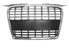 Grill Atrapa SPORT CHROME Czarny fit AUDI A3 05-08 największy sklep tuningowy w Polsce!