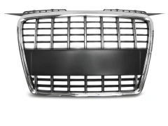 Grill Atrapa SPORT CHROME Czarny fit AUDI A3 05-08