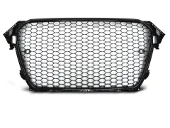 Grill Atrapa SPORT GLOSSY FRAME Czarny (czujniki) AUDI A4 B8 11.11-15 największy sklep tuningowy w Polsce!