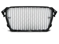 Grill Atrapa SPORT GLOSSY FRAME Czarny (czujniki) AUDI A4 B8 11.11-15