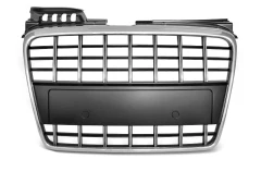 Grill Atrapa SPORT CHROME Czarny fit AUDI A4 B7 04-08