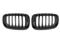 Grill Atrapa GLOSSY Matowy Czarny BMW X5 E70 X6 E71 08- największy sklep tuningowy w Polsce!