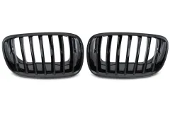Grill Atrapa Czarny połysk BMW X5 E70 X6 E71 08- największy sklep tuningowy w Polsce!