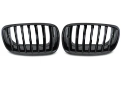 Grill Atrapa Czarny połysk BMW X5 E70 X6 E71 08-