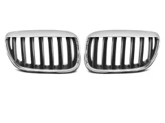 Grill Atrapa BROWS CHROME Czarny BMW X5 E53 LCI 04-06 największy sklep tuningowy w Polsce!