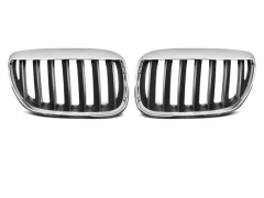 Grill Atrapa BROWS CHROME Czarny BMW X5 E53 LCI 04-06