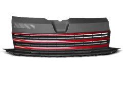 Grill Atrapa Czarny RED VW T6 15-19 największy sklep tuningowy w Polsce!