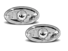 Boczne kierunkowskazy PEUGEOT 206 / 307 CHROME największy sklep tuningowy w Polsce!