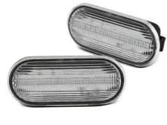 Boczne kierunkowskazy WHITE LED SEQ VW GOLF 4 / BORA 95- / GOLF 3 95-/ IBIZA 95 -99/ TOLEDO największy sklep tuningowy w Polsce!