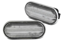 Boczne kierunkowskazy WHITE LED SEQ VW GOLF 4 / BORA 95- / GOLF 3 95-/ IBIZA 95 -99/ TOLEDO