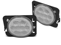 Boczne kierunkowskazy CHRYSLER JEEP WRANGLER JK 07-18 LED CHROME największy sklep tuningowy w Polsce!