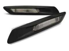 Boczne kierunkowskazy GLOSSY BLACK LED BMW F10/F11 10-13 największy sklep tuningowy w Polsce!