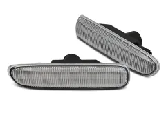 Boczne kierunkowskazy CHROME LED SEQ BMW E46 największy sklep tuningowy w Polsce!